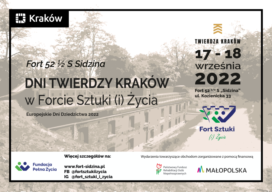 Fort Sidzina Dni Twierdzy Kraków plakat